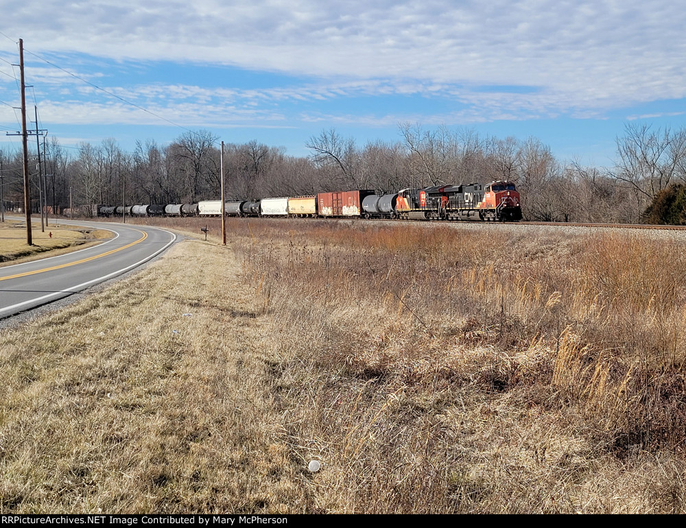 Northbound Canadian National M396